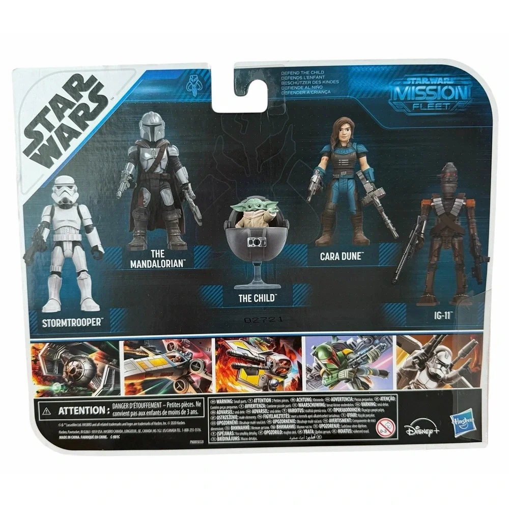 Hasbro Star Wars Mission Fleet Mandalorian Child Cara Dune IG-11 Set